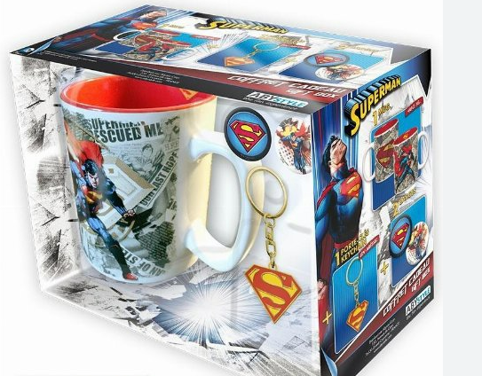 a box of superman presents